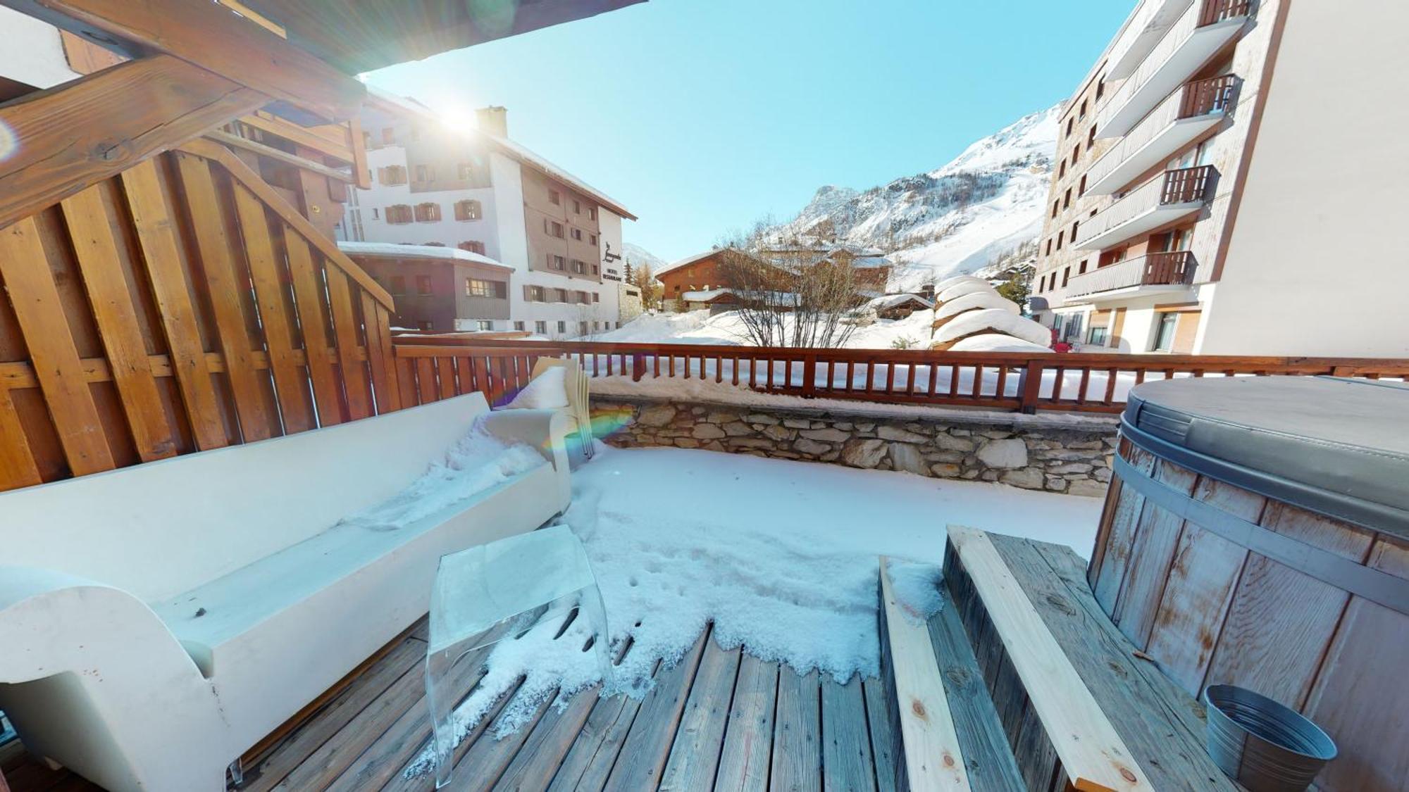 Residence Le Lys Martagon Val-dʼIsère Rum bild