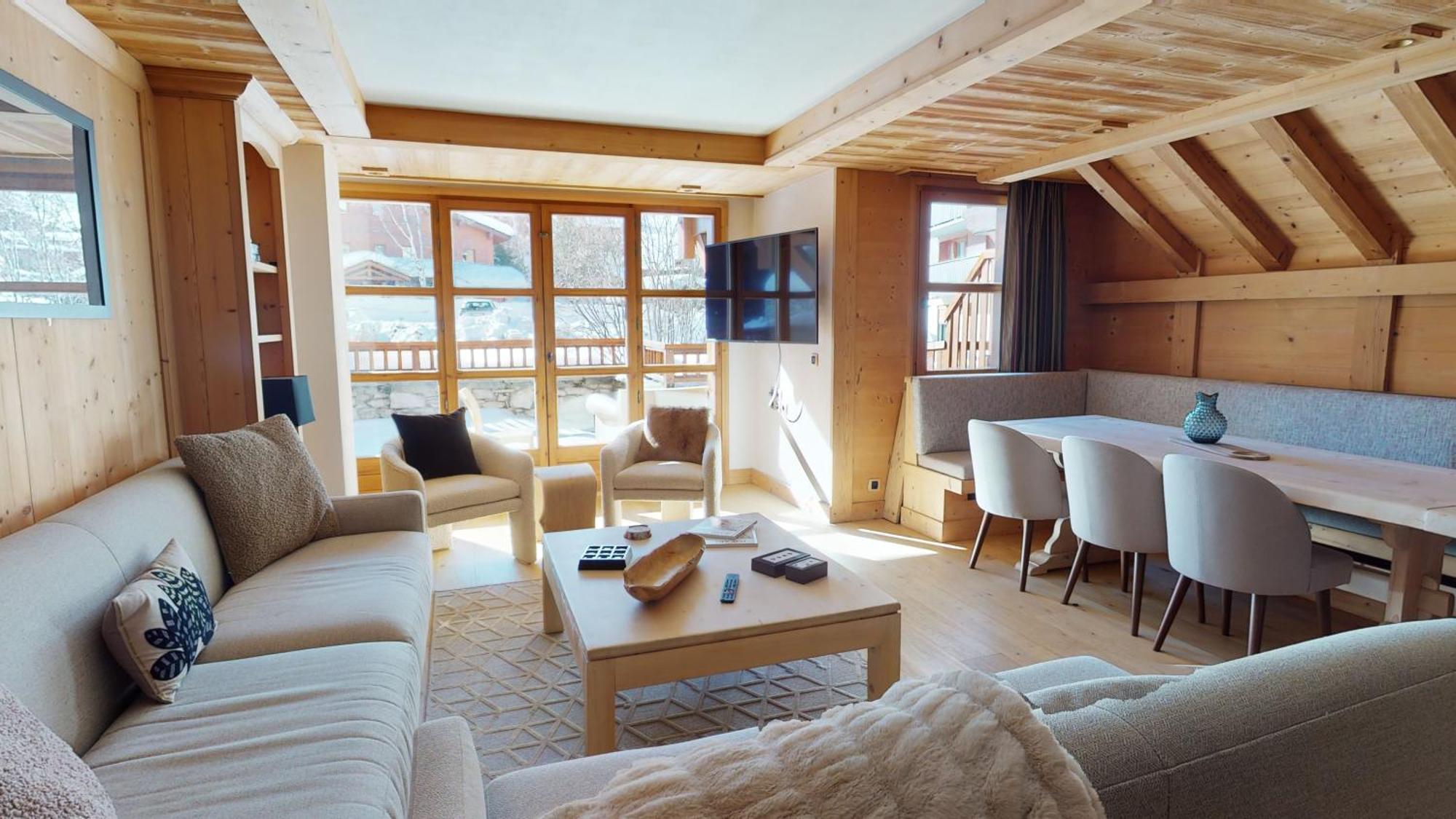 Residence Le Lys Martagon Val-dʼIsère Rum bild